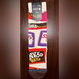 WILLY WONKA STANCE NOVELTY CREW SOCKS NWT MEN’S SHOE SIZE 6-8.5